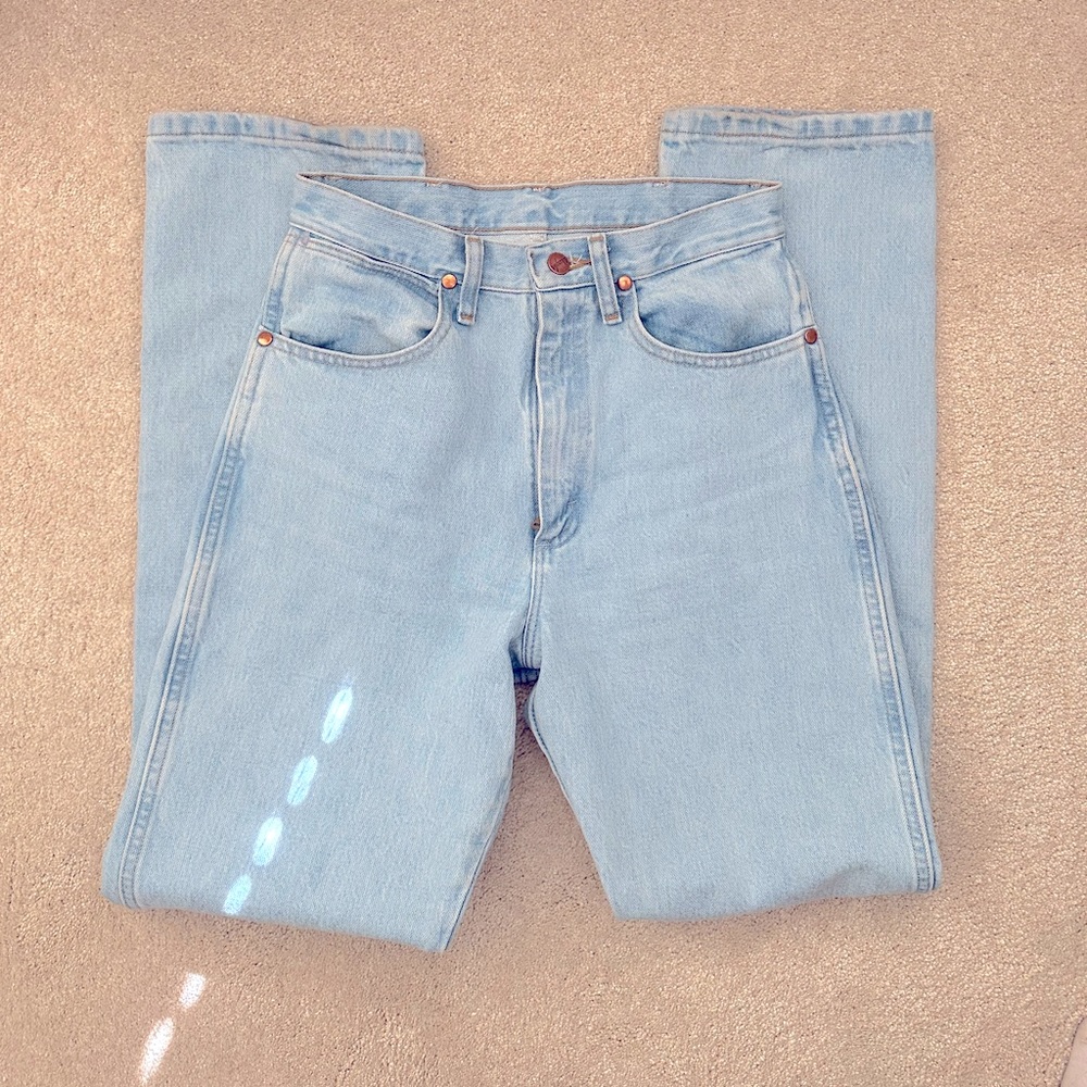Wrangler Wmns Cowboy Cut Slim Fit Jean Bleach Size 7